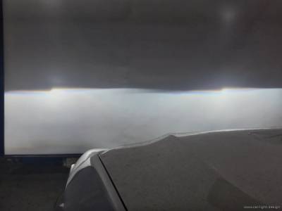 Свет от установленного ксенона в фары Subaru Outback