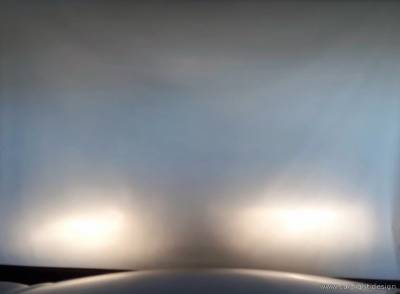 Свет галогенных фар Mercedes-Benz w210