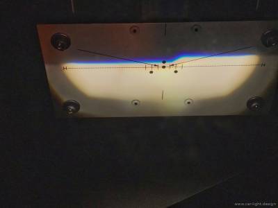 Выставление ксенонового света по параметрам регулировочного прибора