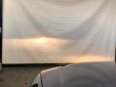 Свет от галогенных фар Subaru Legacy