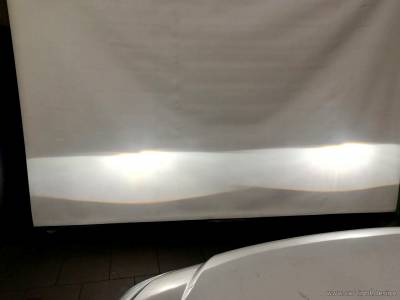 Проекция света от биксеноновых линз в фарах Suzuki SV4