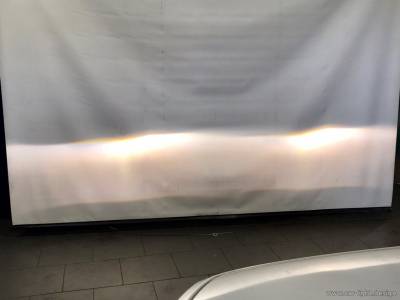 Проекция света фар после внутренней чистки