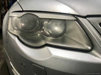 Оптика Volkswagen Passat B6 до восстановления