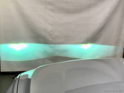 Проекция света биксенонового модуля в галогенной фаре BMW F30