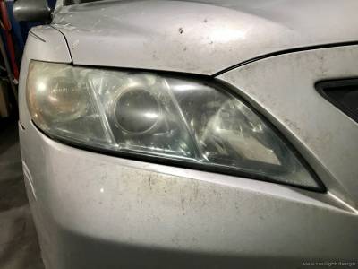 Состояние фар Toyota Camry до ремонта