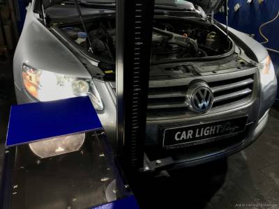 Регулировка фар Volkswagen Touareg прибором