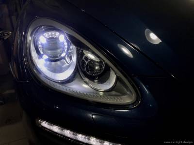 Фара Porsche Cayenne с новой светодиодной маской