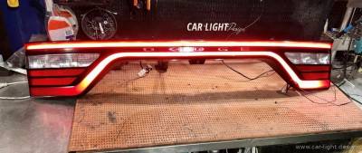 Светодиодная задняя консоль Dodge с частично нерабочими светодиодами