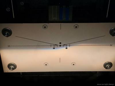 Проверка светового потока от галогенного модуля в фарах Skoda Octavia