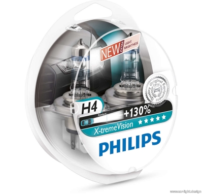 Philips H4 +130% X-Treme Vision