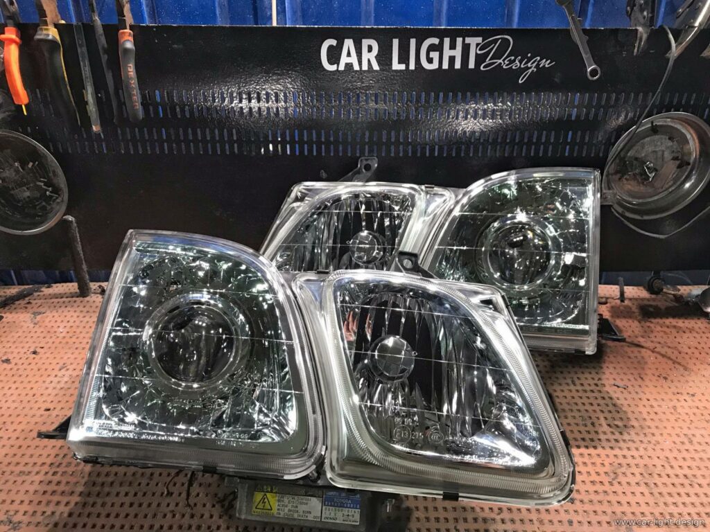 Встановлення билинз Hella 3.0 Original у фари Lexus LX470