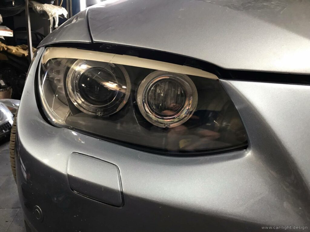 Фари BMW e92 після відновлення