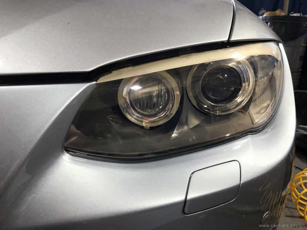 Фари BMW e92 після відновлення