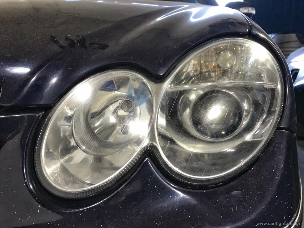 Фари Mercedes-Benz w210 з новими бі-ксеноновими лінзами