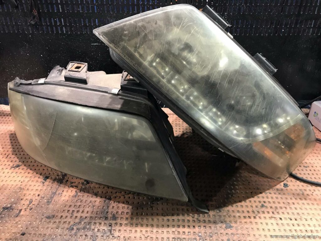 Фари Audi A6 до ремонту